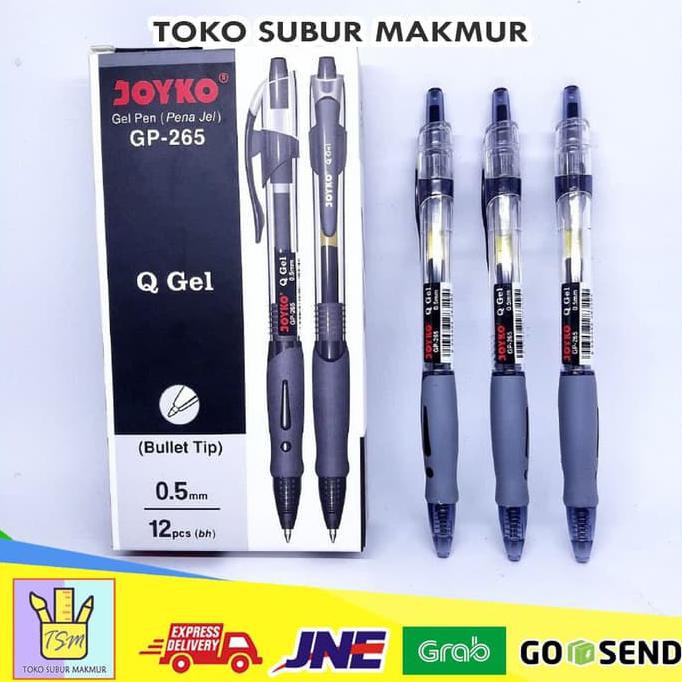 

[LUSINAN] PULPEN Q GELL HITAM JOYKO