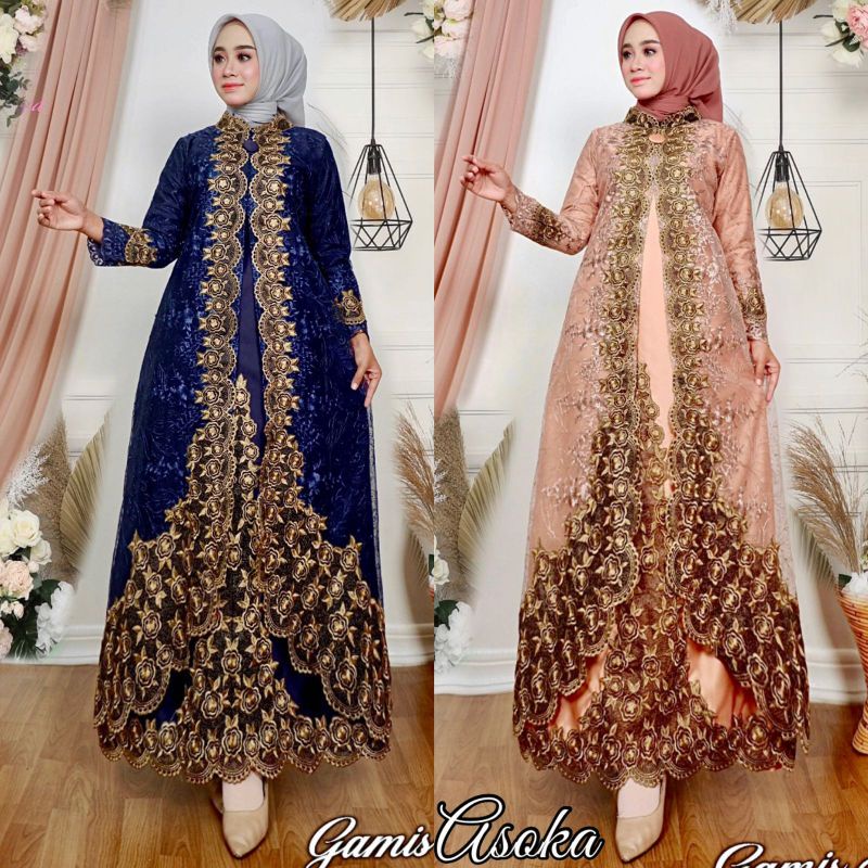 BEST SELLER//GAMIS ASOKA UKURAN M-JOMBO(LD 120CM)//SERAGAMAN KELUARGA//BAJU PESTA LAMARAN//BAJU LEBARAN//BAJU KONDANGAN//KEBAYA WISUDA//KEBAYA MODERN//KEBAYA ORIGINAL//ORIGINAL By Pelangi Jaya//MDHBROTHER