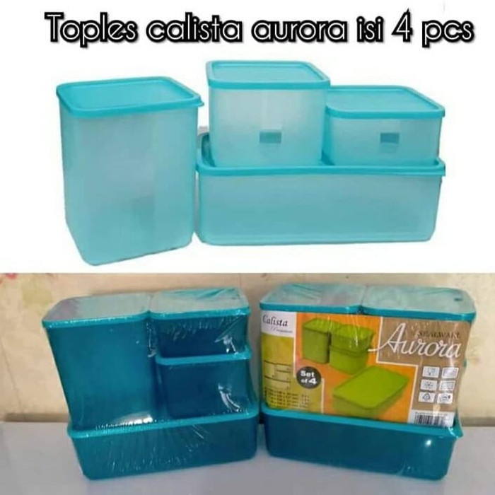 (COD) TOPLES CALISTA AURORA / Calista Aurora Toples Set isi 4pcs