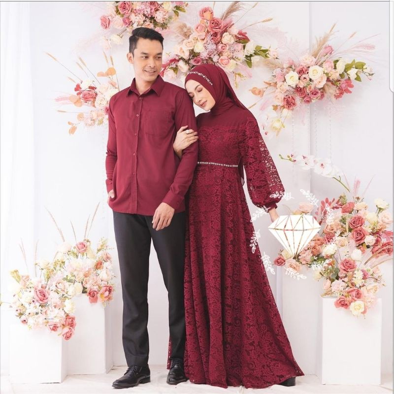 3 VARIASI COUPLE DAN GAMIS MAXY ZULAIKHA BRUKAT MOSCREPE MUTIARA MS JC ADA VIDEO REAL PICT