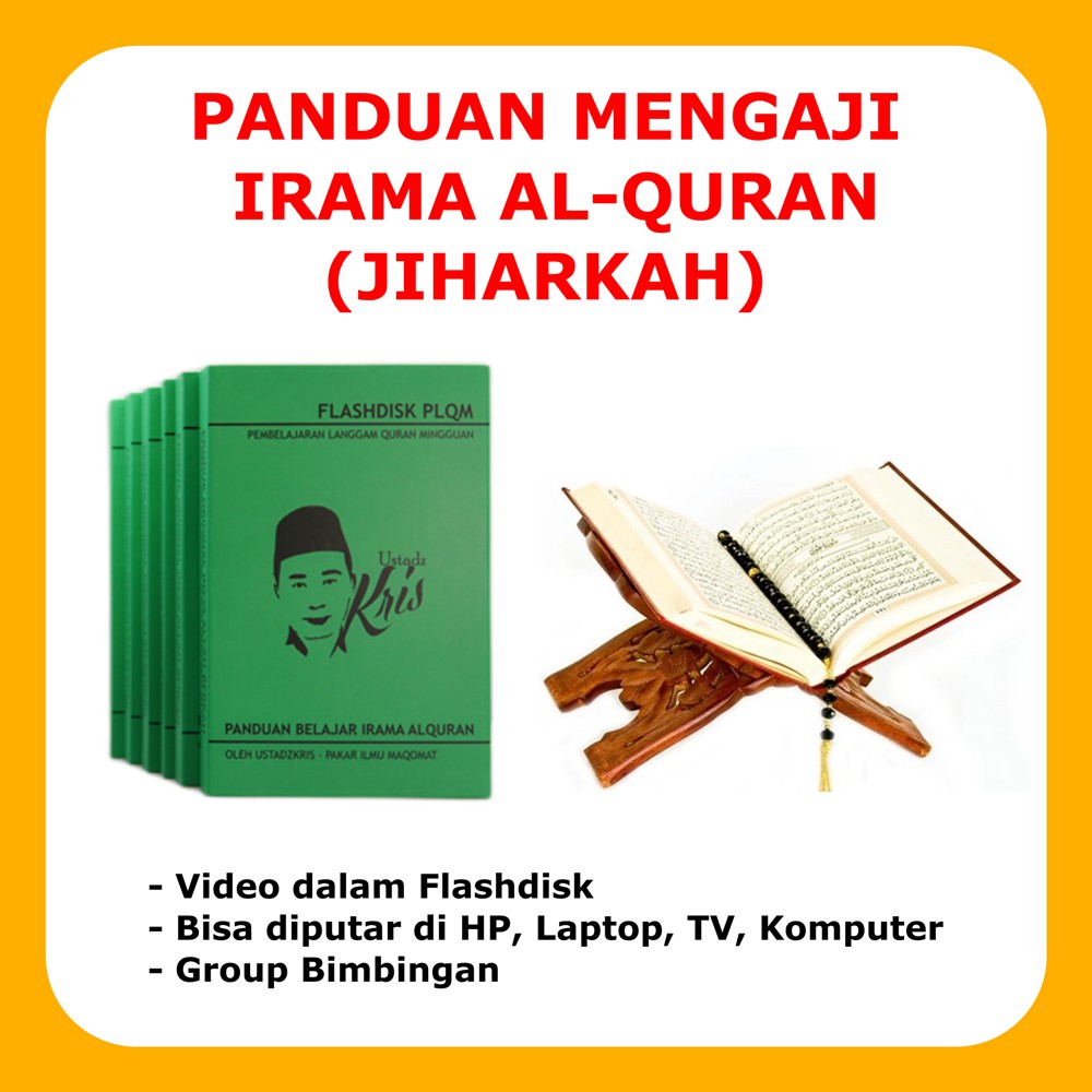 Flashdisk PLQM Panduan Mengaji Merdu Irama Alquran Jiharkah