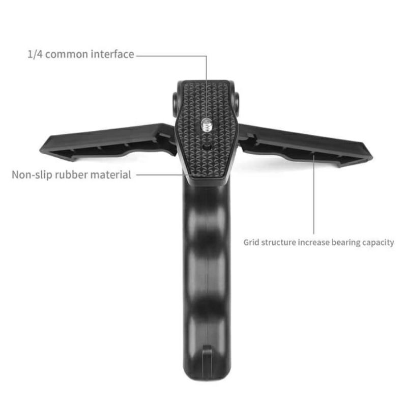 Mini Tripod Folding lipat with Grip 2 in 1 for DSLR Action Cam Mysunstore