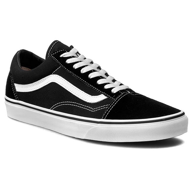 100% PREMIUM SEPATU OLD SKOOL BLACK WHITE VIOLA SHOES