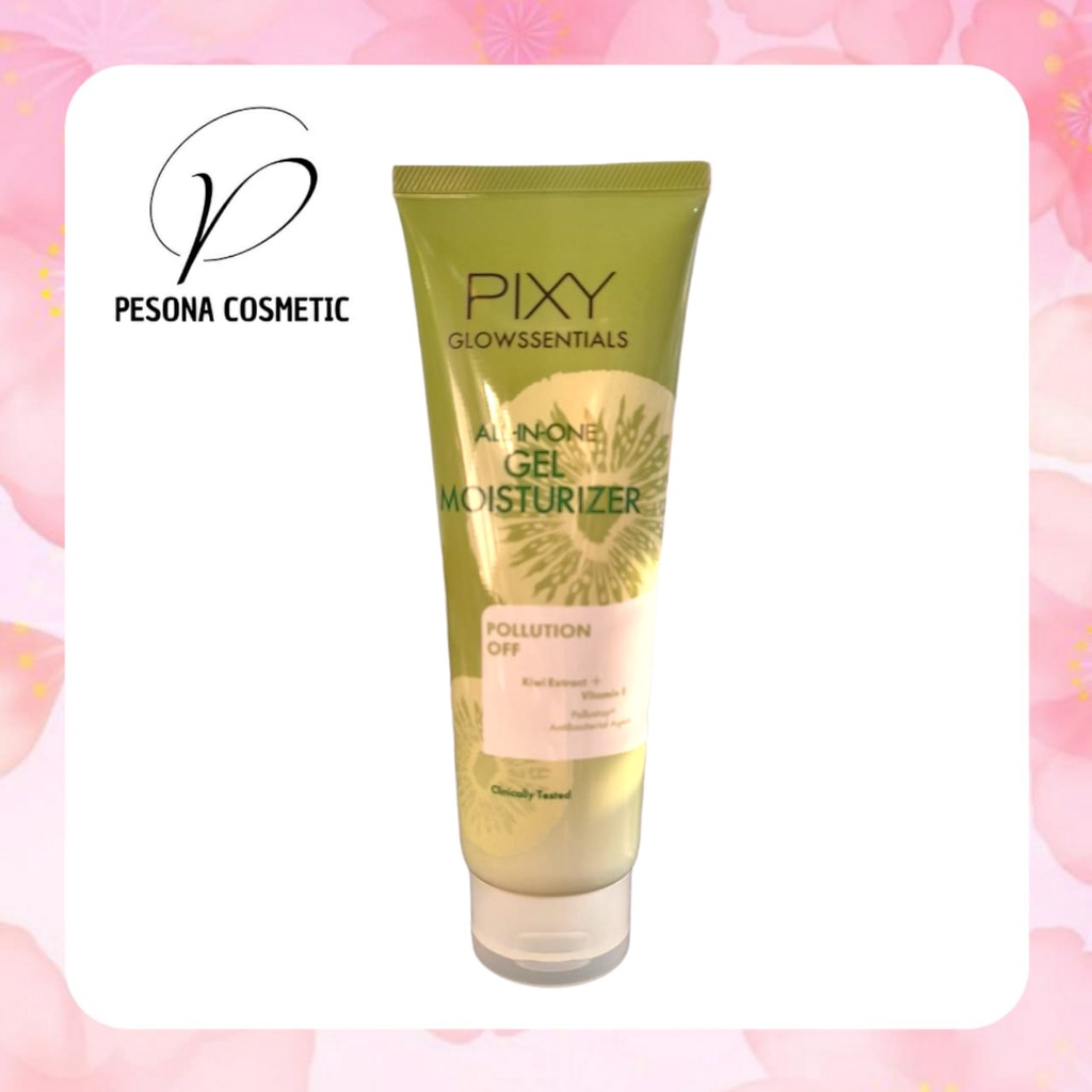 PIXY GLOWSSENTIALS ALL-IN-ONE GEL MOISTURIZER 100 GR, ALOE VERA GEL PIXY, PELEMBAB WAJAH DAN BADAN
