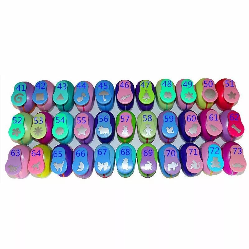 Size 2 inch (5cm) 1 inch (2.5cm) Craft Puncher Kids DIY Paper Cutter Embossing Tools