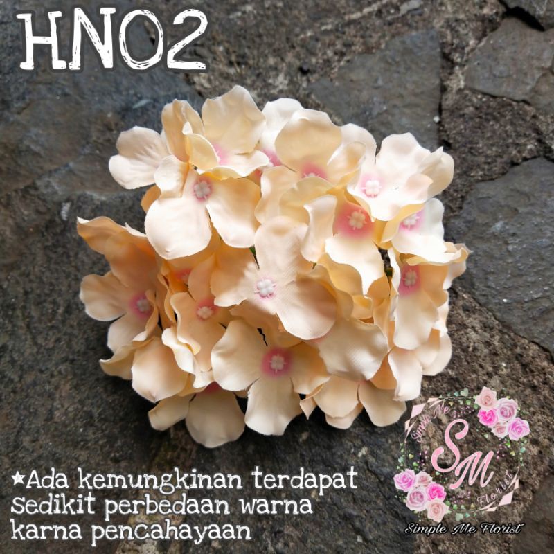 Bunga Plastik Hortensia Hydrangea Bundle Bunga Artificial Dekorasi Mahar-HN02