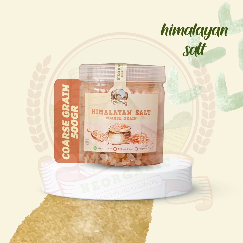 

Himalayan Pink Salt Coarse Garam Himalaya Kasar 500 gr