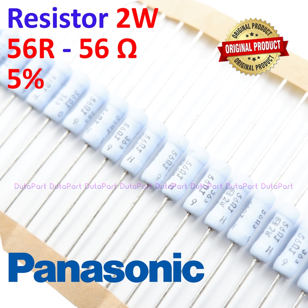 Resistor 56 Ohm 2 Watt 5% ORIGINAL PANASONIC 2W 56R HIGH QUALITY