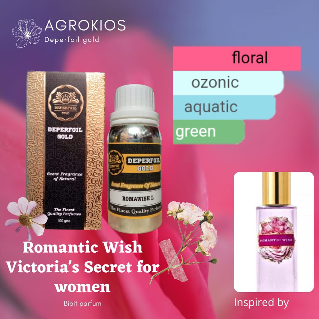 BIBIT PARFUME VC ROMANTIC WISH 100 ML KEMASAN SEGEL BY DEPERFOIL GOLD