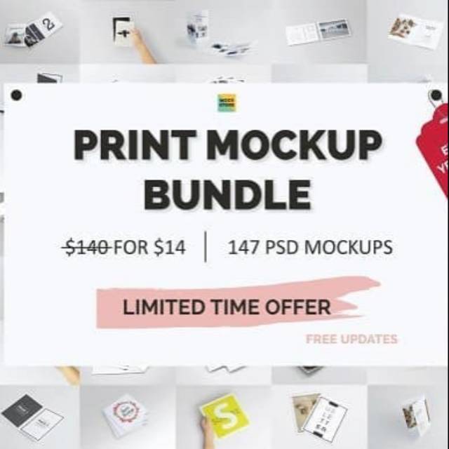 Download Dvd Desain Print Mockup Bundle Year End Sale Shopee Indonesia PSD Mockup Templates