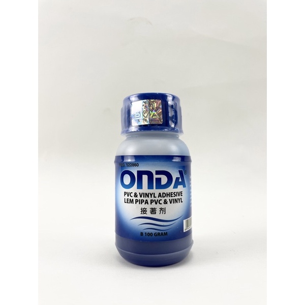 Lem pipa pvc kaleng 100gram Onda ORIGINAL