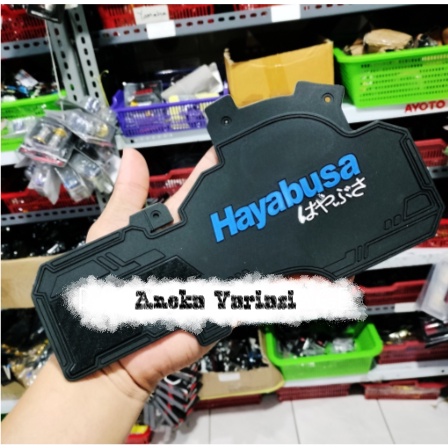 Mudflap Honda Vario 110 Techno Karbu Penahan Lumpur Hayabusa Hitam