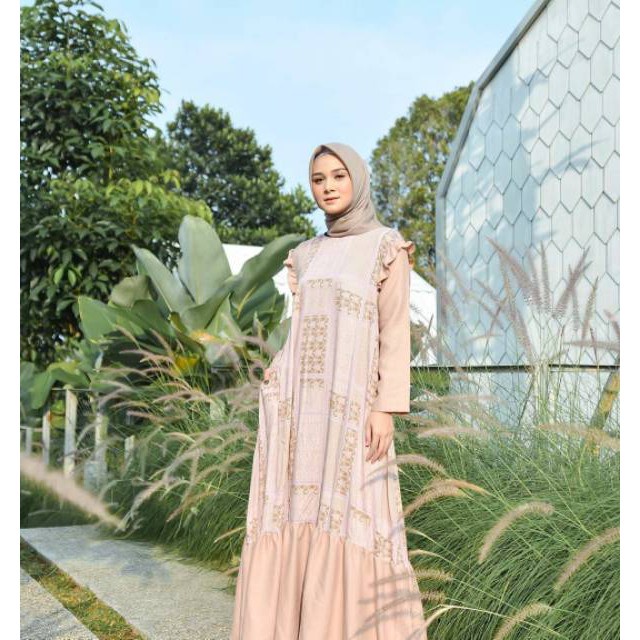 DRESS WANITA - MINERVA DRESS - DRESS  MUSLIM WANITA - PAKAIAN WANITA  - GAMIS WANITA - DRESS HIJAB