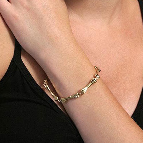 Hu Hu Hu Hu Hu Alat Bantu Pasang Kacamata♡ Gelang Tangan Rantai Bahan Alloy Gaya Gothic Punk Untuk Wanita