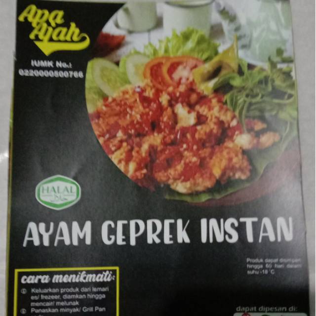 

Ayam Geprek Instan Apa Ajah