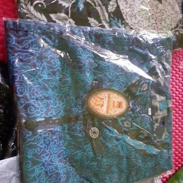 Asifa Batik Hrb026 Atasan Batik Wanita Motif Mega Mendung