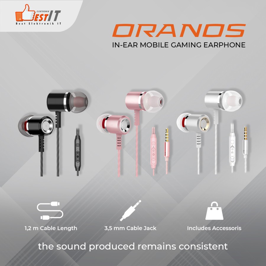 NYK NEMESIS EG-02 ORANOS Gaming Earphone/ Gaming Headset