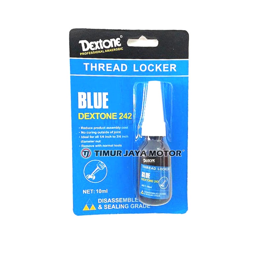 

LEM THREAD LOCKER 242 BLUE 10ML DEXTONE Kode 793362 RK T15