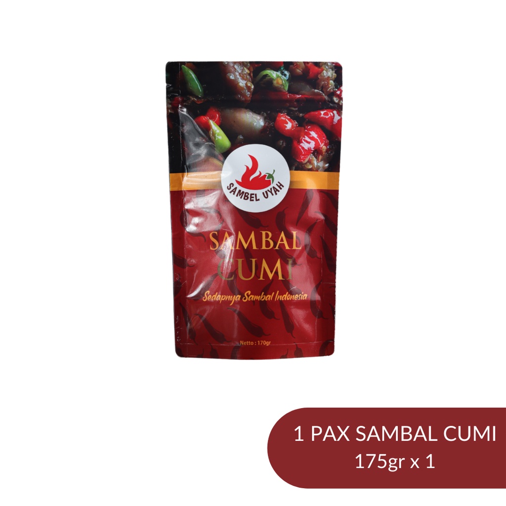 

SAMBEL UYAH Sambal Cumi Sedap Khas Rumahan Best Seller Sedap Murah