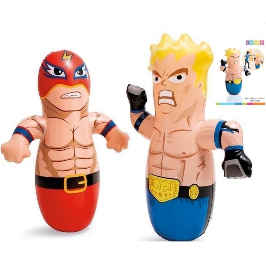 INTEX 44672 MAINAN ANAK SANSAK TINJU ( 3D BOP BAGS ) WRESTLER AND BOXER