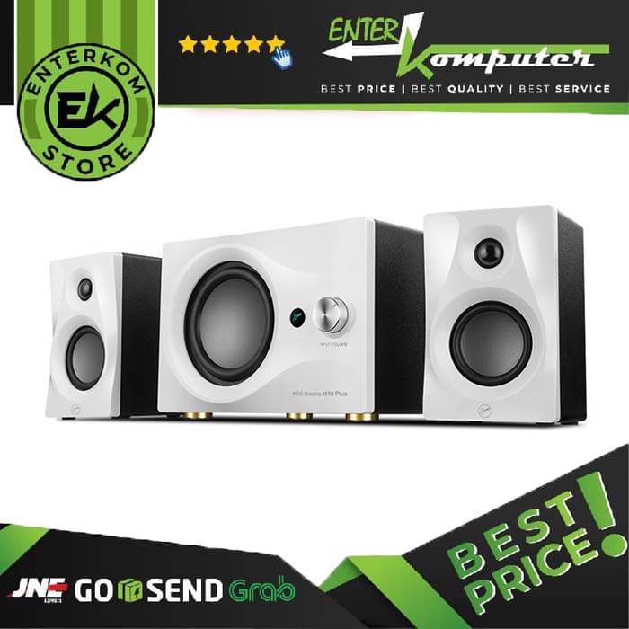 Swan HiVi M10 Plus - 2.1 Desktop Speakers