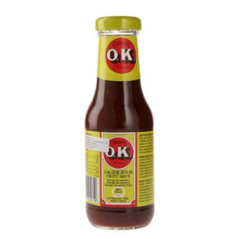 

OK Fruity sauce 335gr/colman's of norwich original Botol/Import