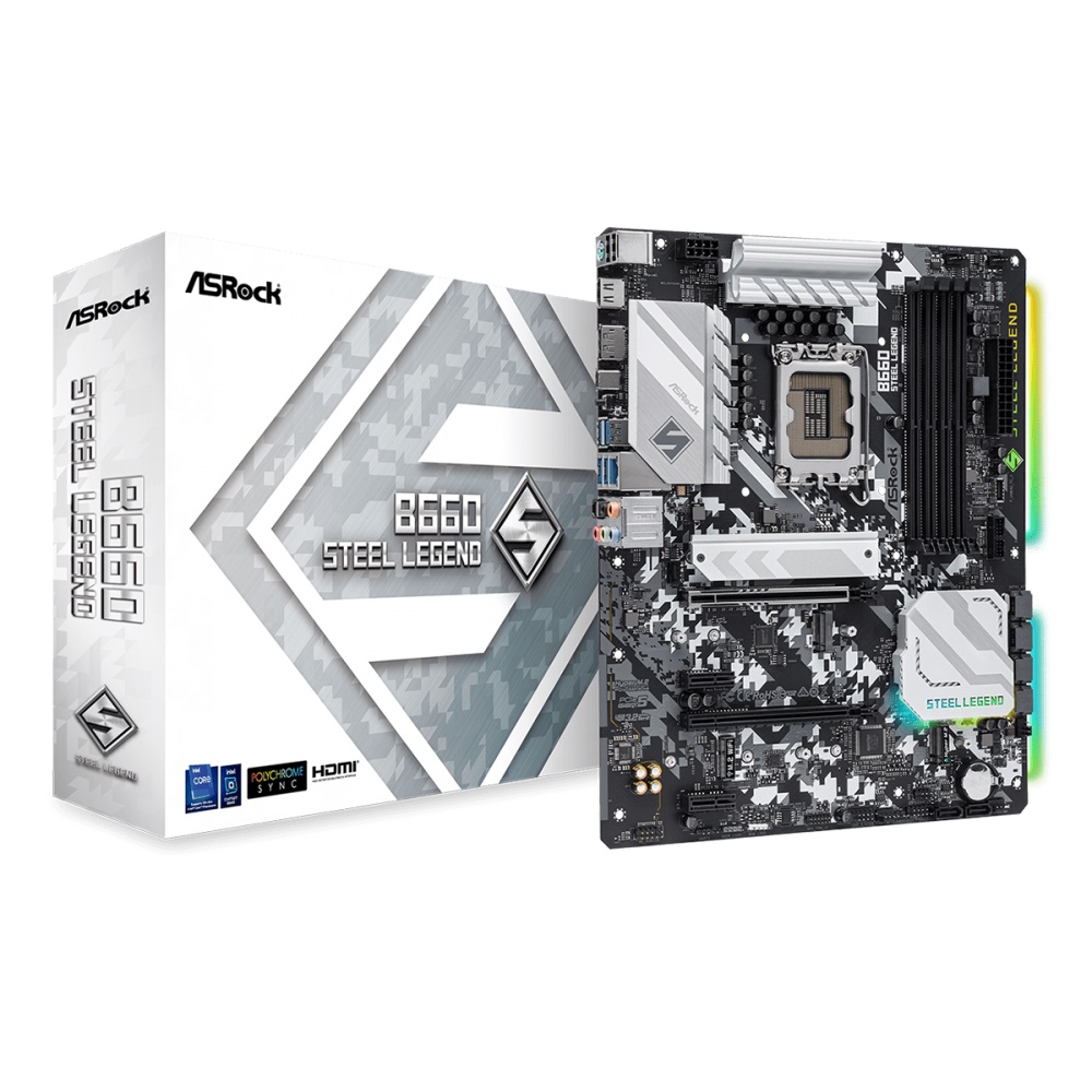 ASRock B660 Steel Legend (LGA1700, B660, DDR4, USB3.2, SATA3)