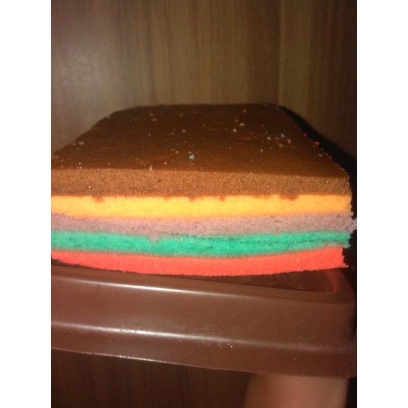 

bolu rainbow enak dan lembut