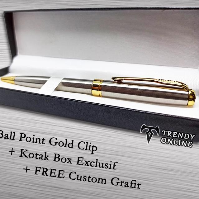 

HOT SALE|SQ14|Pulpen Model Parker Sonnet Stainless Steel Klip Emas FREE Grafir Nama dan Box Exclusif