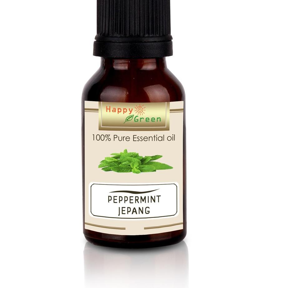 ➩ Happy Green Japanese Peppermint Essential Oil - Minyak Peppermint Jepang ►