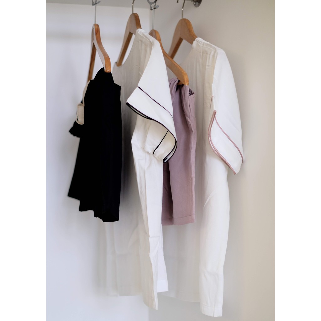 Sailor top + short kids set (lounge wear) / Pakaian rumah anak model pelaut [Eve]