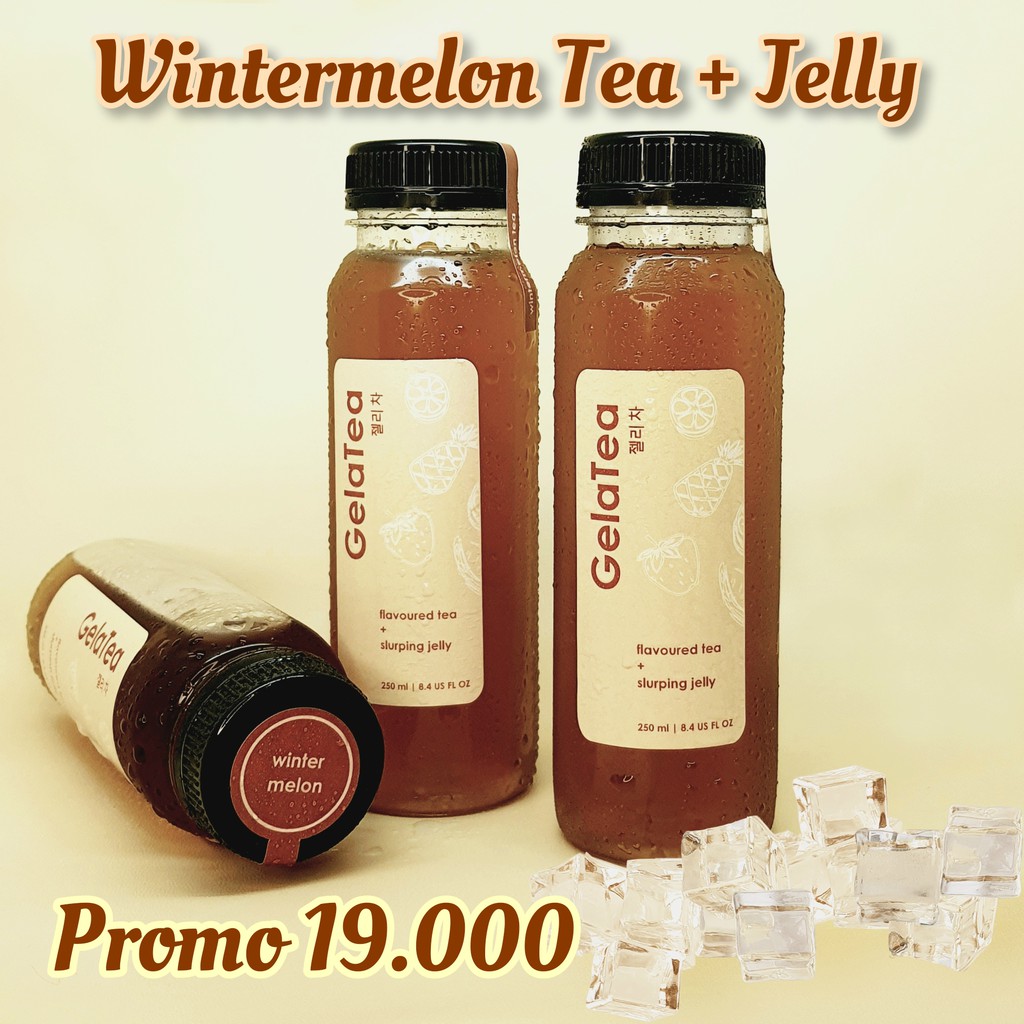 

GelaTea Wintermelon Jelly Tea. Teh Kundur + Jelly 250 ml