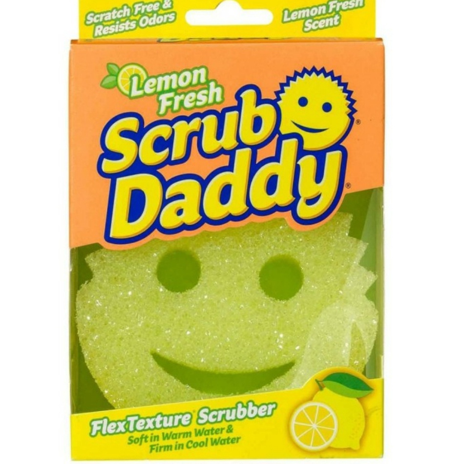 Scrub Daddy Lemon Fresh The Original Srub Mommy - spon pembersih cuci piring