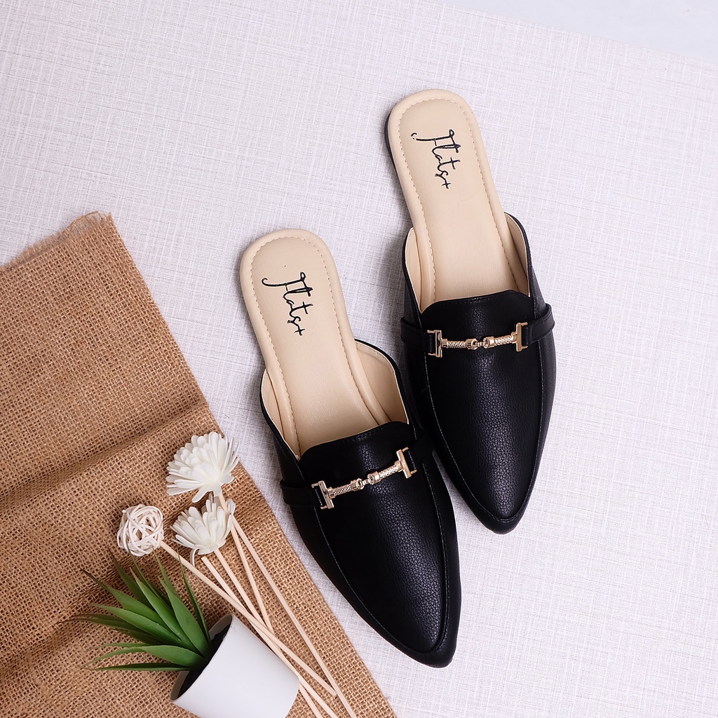 Sepatu wanita jumbo bigsize sepatu big size jumbo wanita kode lorin hitam