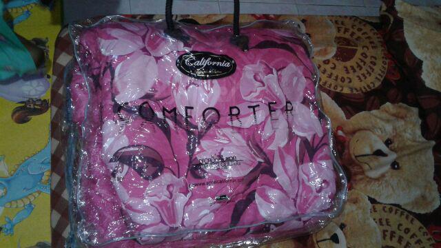 Promo Bedcover Saja California 200x200 Balena Mirah Moala Paris Rosea Geo - 180 King 160 Queen Bc