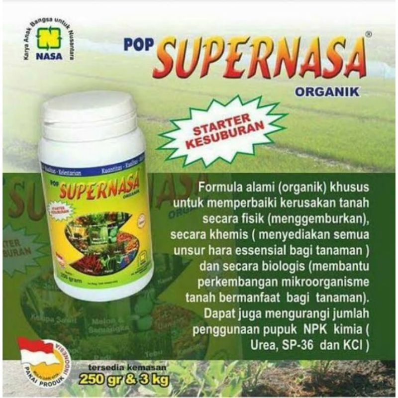 Pop Super Nasa Pupuk Organik Padat Isi 250 gr