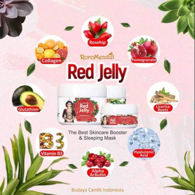 

GGLOWING RED JELLY TREATMENT ROROMENDUT 50gr