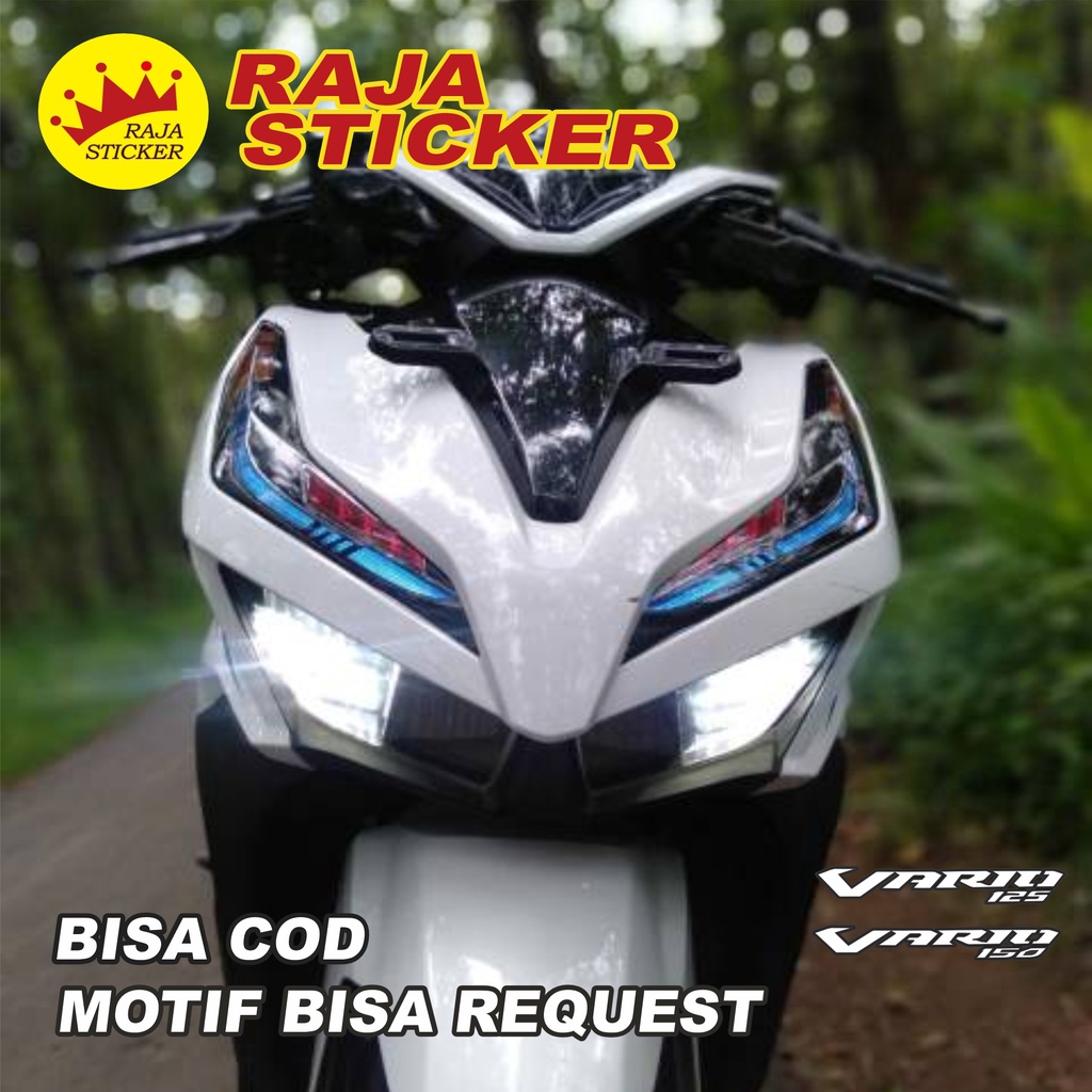 STICKER STIKER LAMPU VARIO 125 / 150 TERBARU 2018/2019 cc HANYA ALIS SAJA