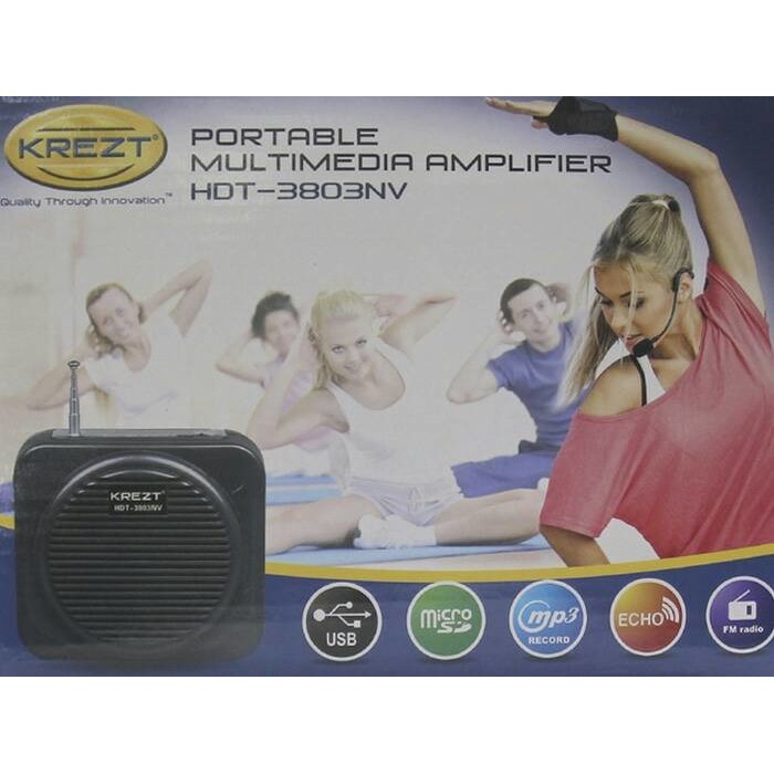 WAISTBAND / SPEAKER PINGGANG - KREZT HDT-3803 NV - PORTABLE AMPLIFIER