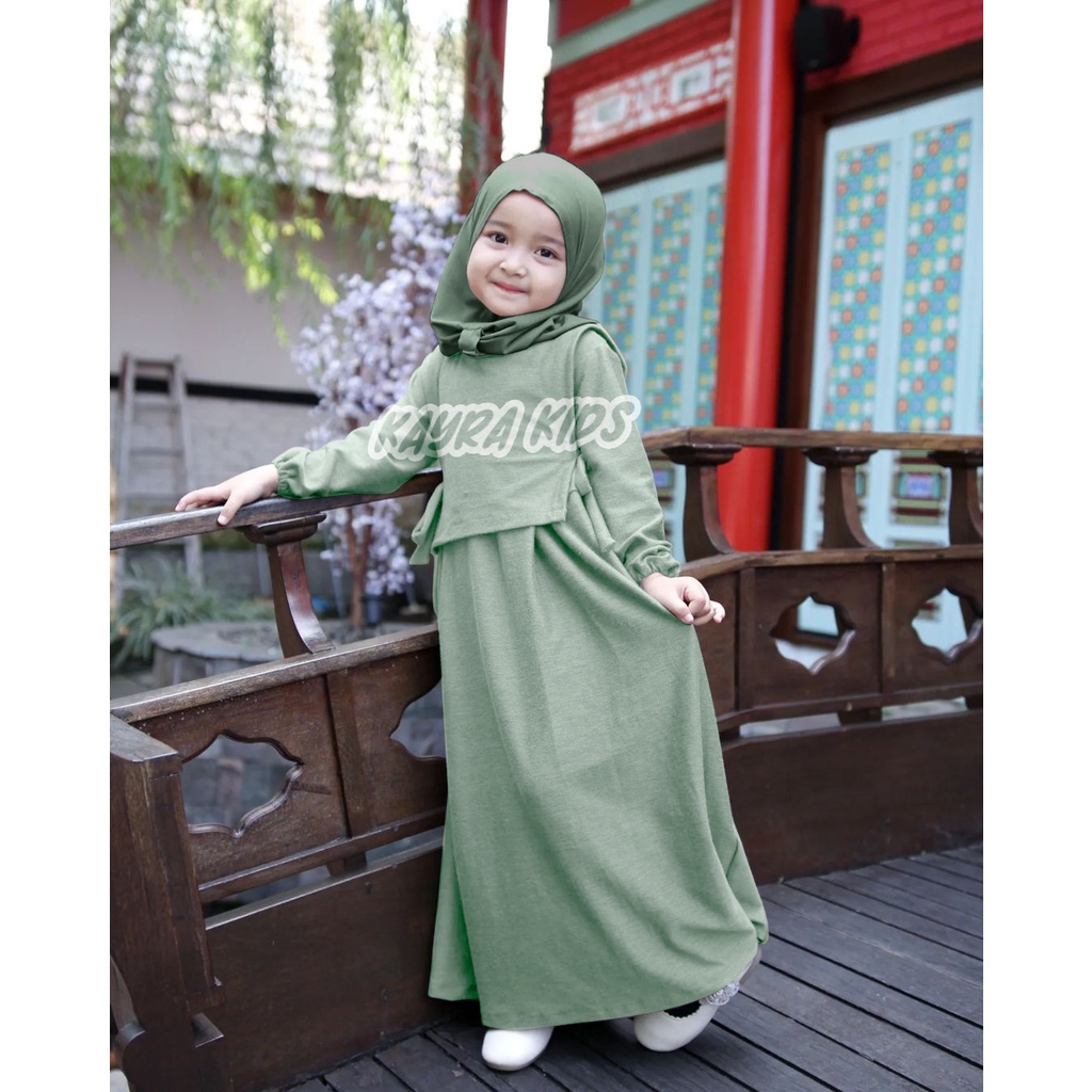 Gamis Bayi Perempuan Lucu 0-3 tahun Setelan Anak Perempuan Baju Bayi Perempuan Gamis Bayi Vest