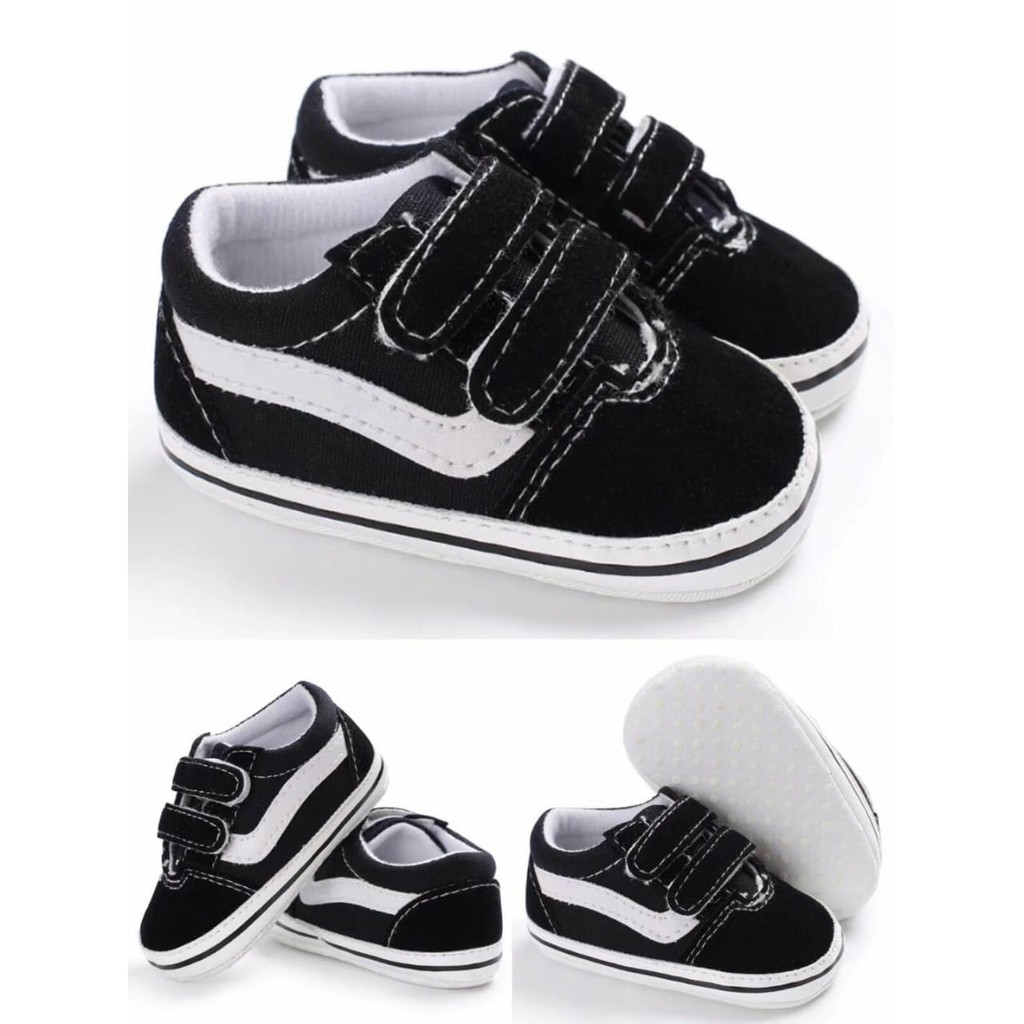 SEPATU BAYI LAKI LAKI PREWALKER Donny Black