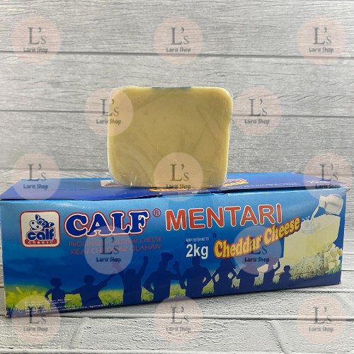 

Keju Calf Mentari Cheedar 2Kg (REPACK 250GR)