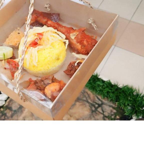 

Box Kraft Mika + tali (20x20x7,5cm) - per 10pcs