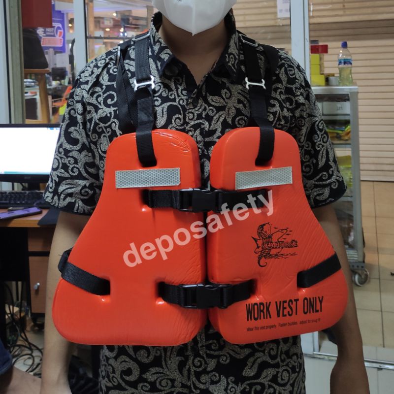 Work Vest Sea Horse - Pelampung Keselamatan Life Jacket