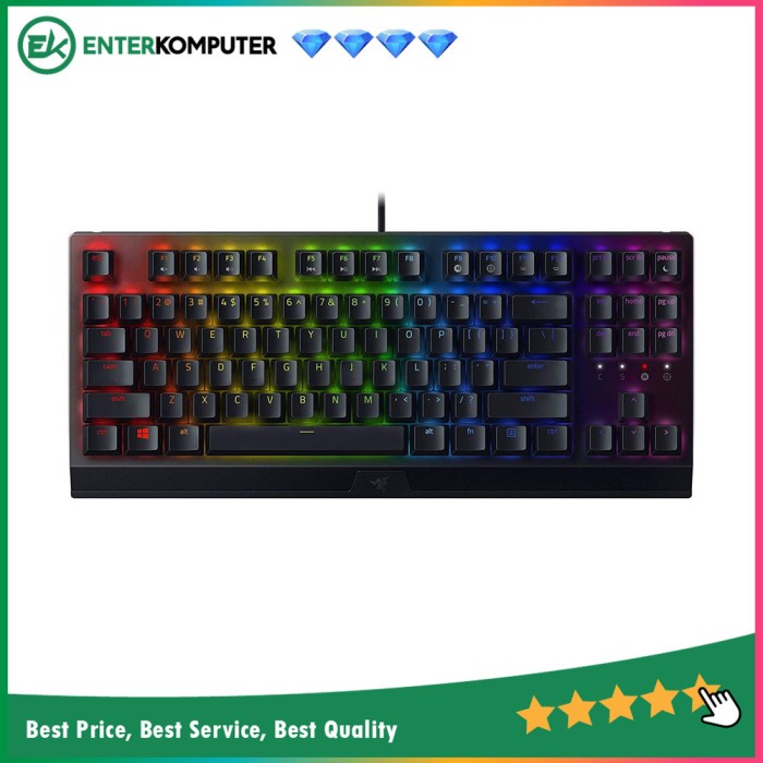 Razer BlackWidow V3 Tenkeyless - Mechanical Gaming Keyboard