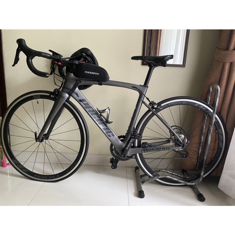 Sepeda balap road bike Pacific Primum 3.0 Carbon Grey