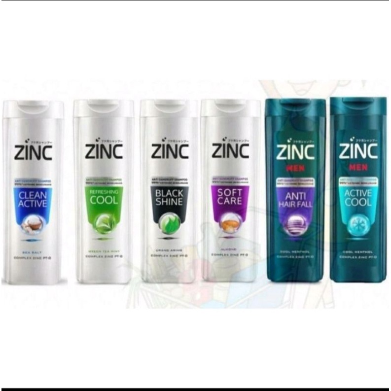 Zinc Shampoo 170 mL Kemasan Botol Sedang