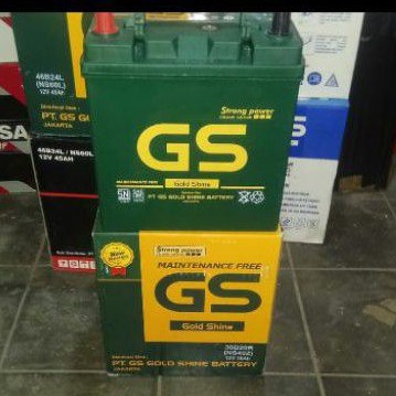 Aki GS MF Kering NS40Z 12V 38AH 38Amper GS Gold Shine