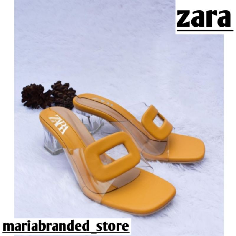 ZARA HAK KACA AM14 | SANDAL HAK TAHU TERBARU | FOOTSTEPS COLLECTION