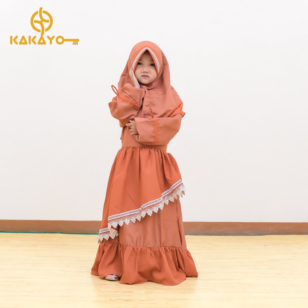 Gamis Anak Perempuan/Gamis Muslim Anak Perempuan/Gamis Anak/Gamis Muslim/Gamis Kakayo